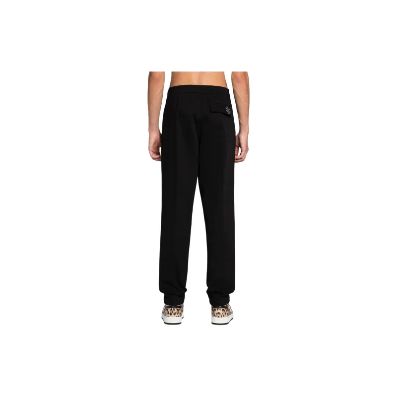 Roberto Cavalli SS24 Casual Pants Men's Black-4