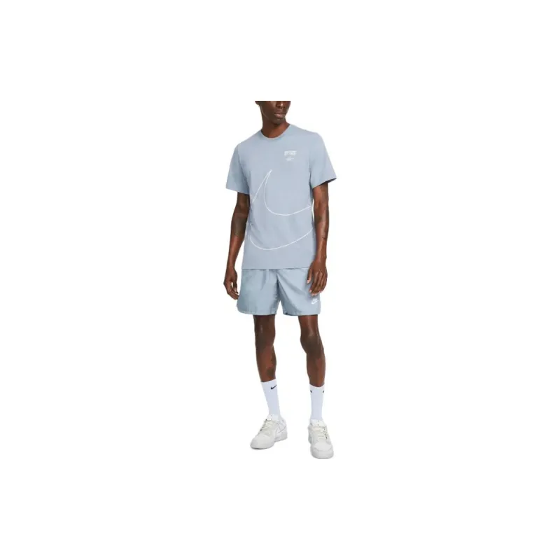 Nike Casual Shorts Men Steel Blue-1