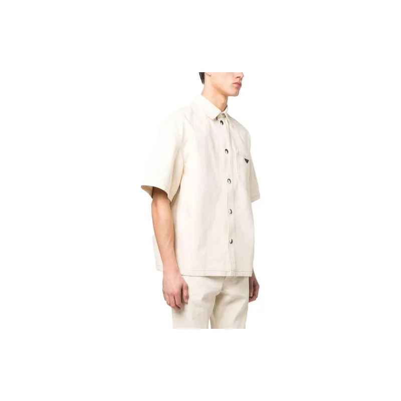 PRADA Shirts Men Ecru-4