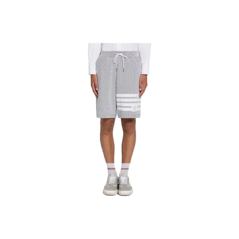 THOM BROWNE 4 Bar Stripe Track Shorts-4
