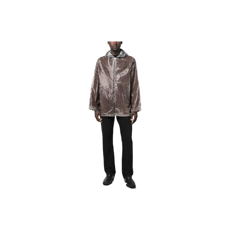 DIESEL Coated Denim Jacket-1