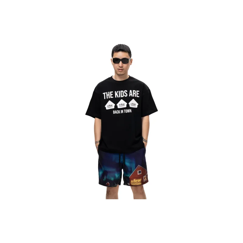 AFGK Casual Shorts Unisex Black-2