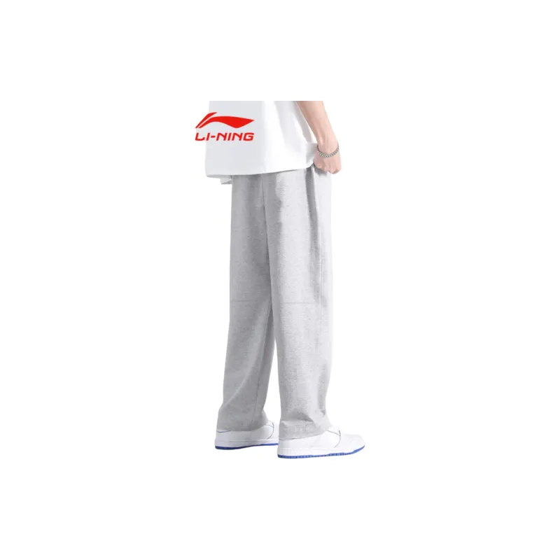 LiNing Casual Pants Men's Light Gray-7