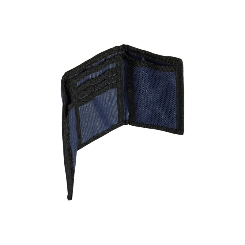Adidas Recycled Polyester Canvas Wallet Unisex Shadow Marine Blue & White-2