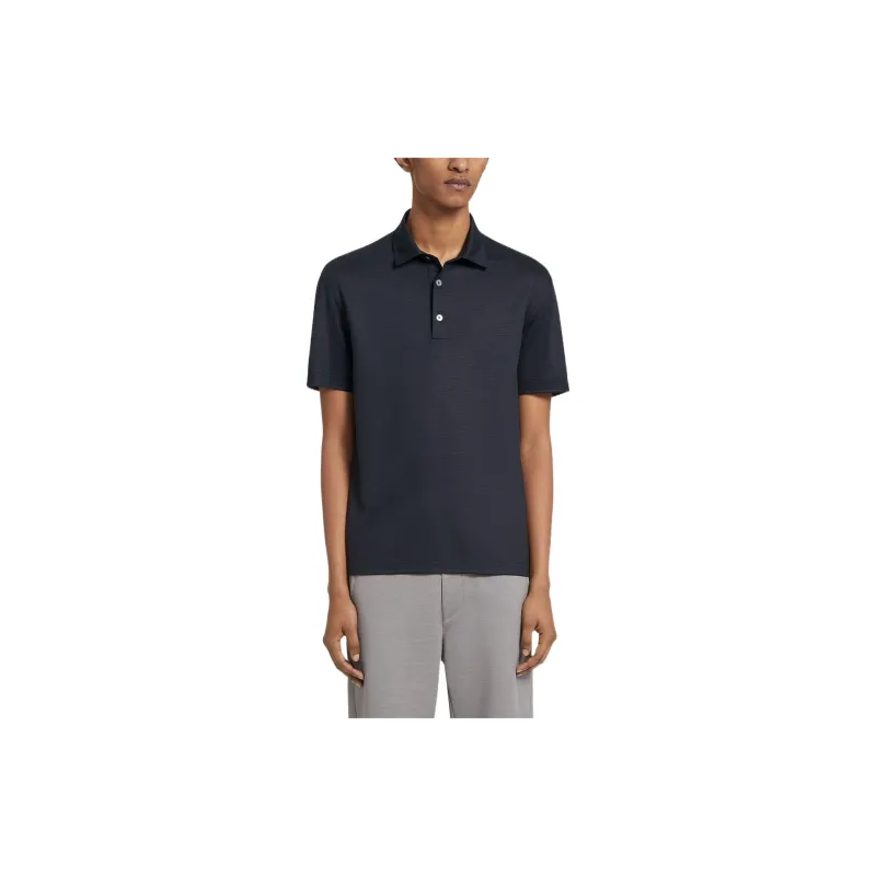 Ermenegildo Zegna Wool Polo Shirt-1