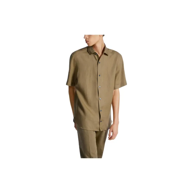 Zzegna SS23 Shirt Men's Light Army Green-1
