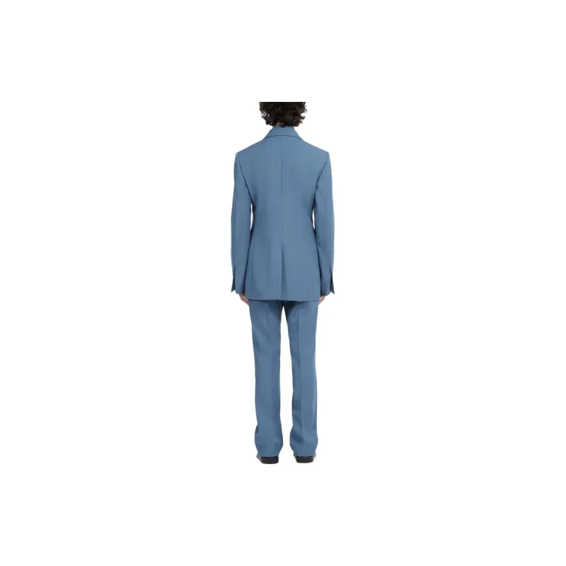Ferragamo Business Suits Men Set Pink Blue-2