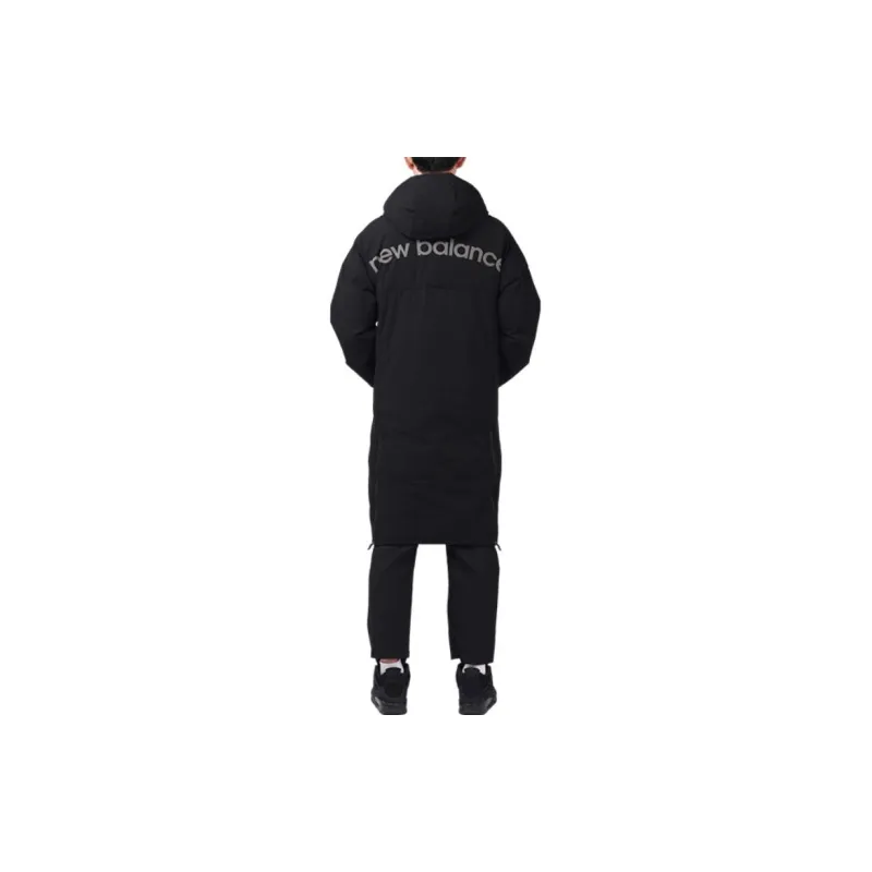 New Balance Parka Coats Men Black-3