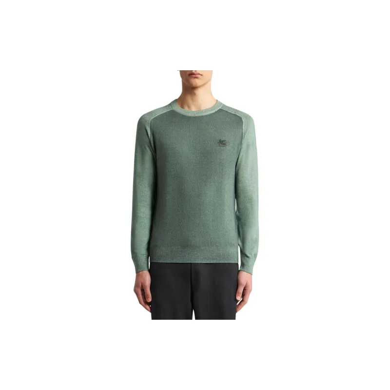 ETRO Pegaso Embroidered Crewneck Jumper-3
