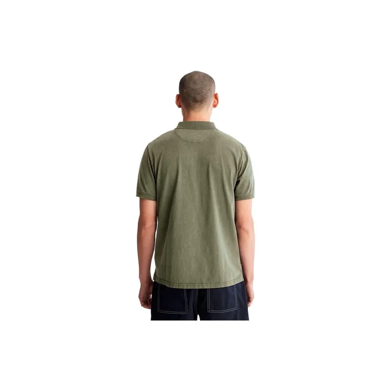 Timberland Polo Shirt Men's Kassel Green-3