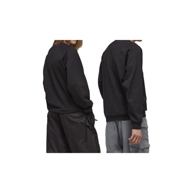 Y-3 Logo Patch Crew Neck Sweatshirt-5