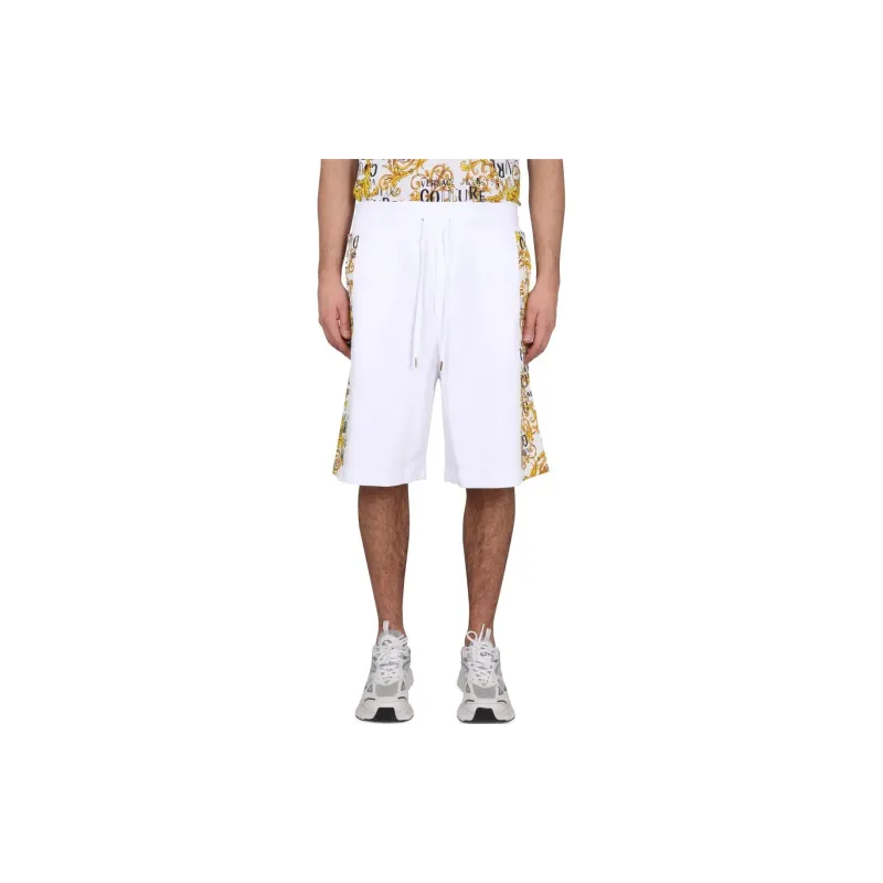 VERSACE JEANS COUTURE Drawstring Bermuda Shorts-3