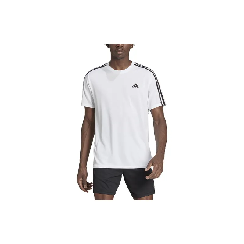 Adidas 3 Stripes T Shirt Men's White-1