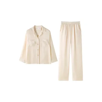 Meonsill Pajama Set Women's Apricot