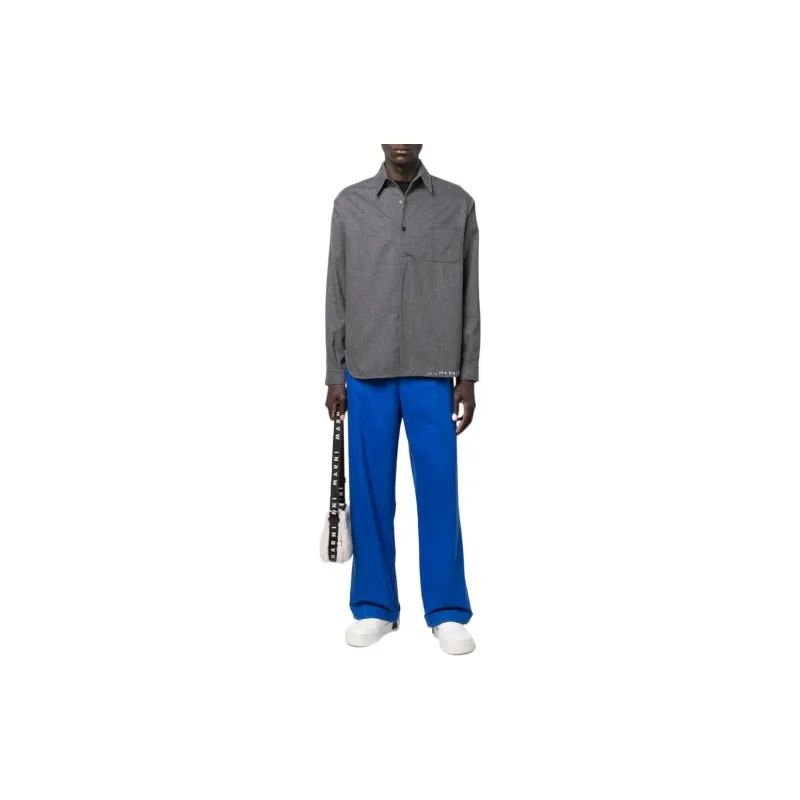 MARNI Shirts Men Gray-1