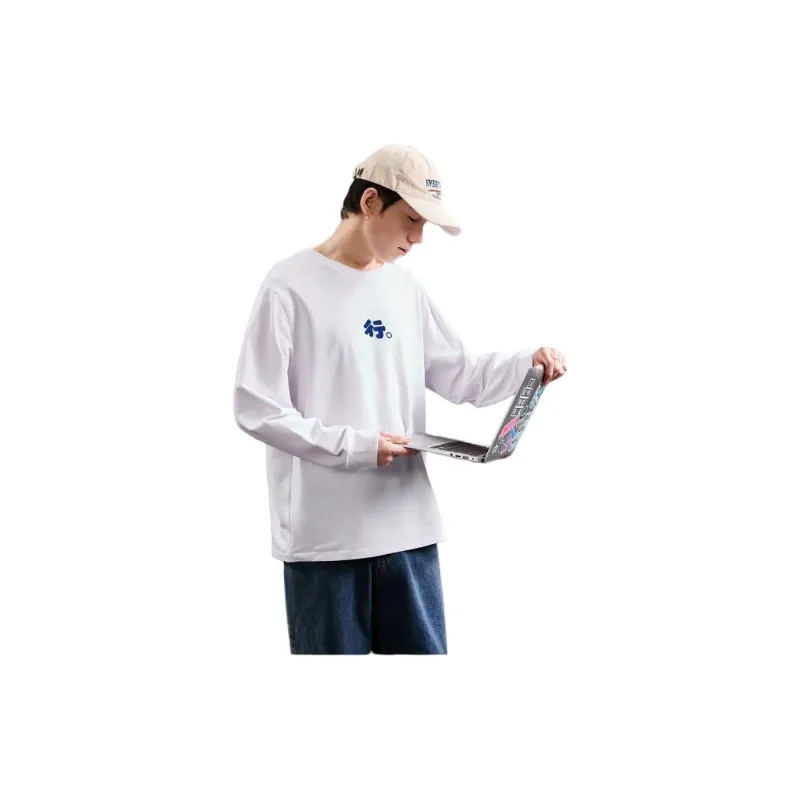 Tonlion Long Sleeved T Shirts Men's-4
