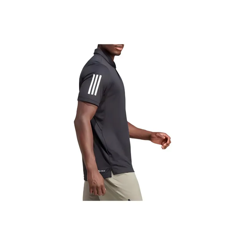 Adidas Free Shipping With AdiClub Club 3 Stripes Tennis Polo Shirt-4