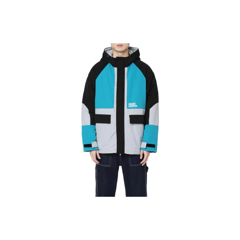 UNDERGARDEN Loose Fit Thickened Jacket Men's Turquoise-1