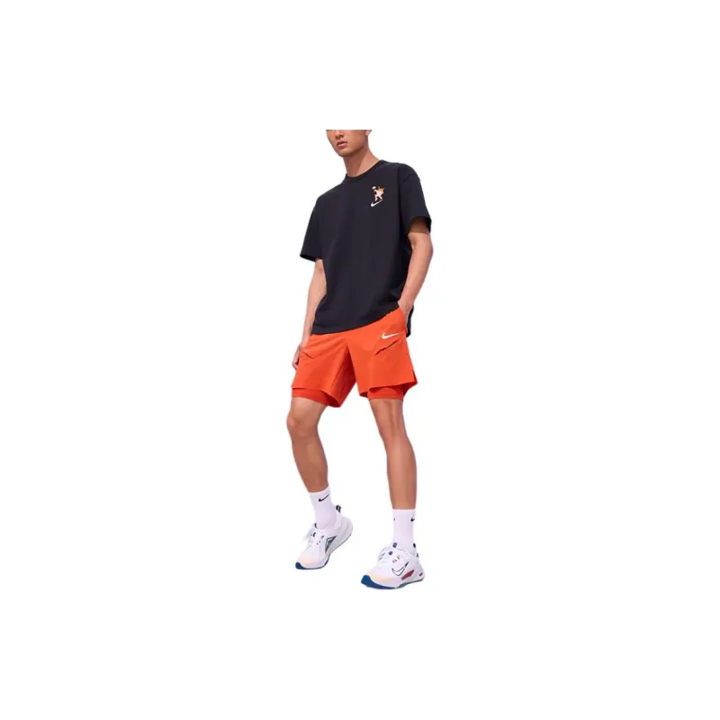 Nike T Shirts Men Black-2