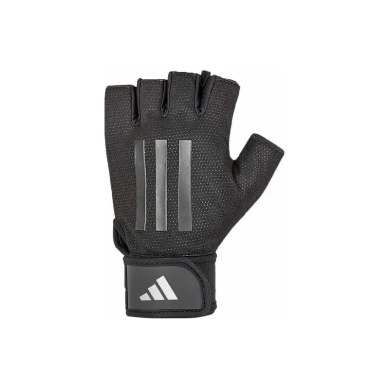 Adidas Weightlifting Belts / Gym Gloves Durable Breathable L Gray Adults-0