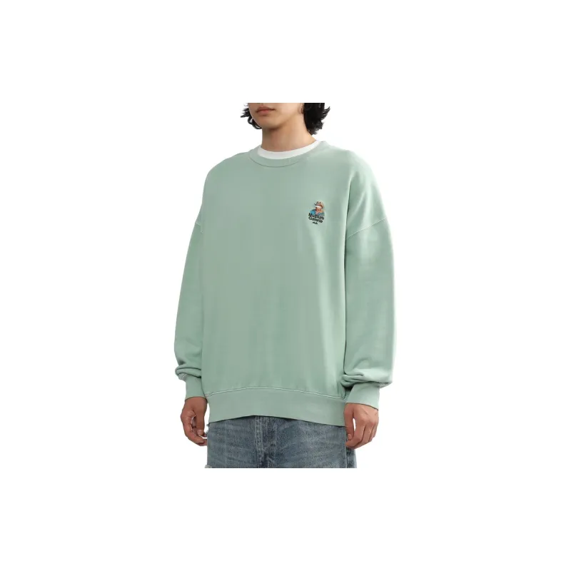 MUSIUM DIV Logo embroidered Cotton Sweatshirt-2