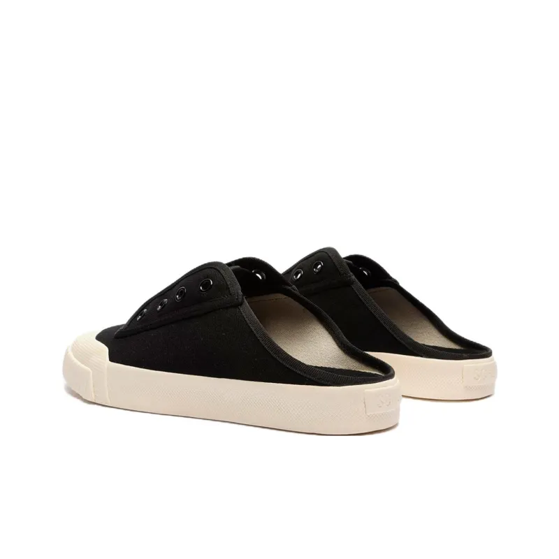 Schutz Wrap-toe Slippers Women's Black-4
