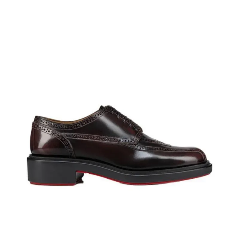 CL LUBOTING Dress Shoes Men's Dark Coffee-1