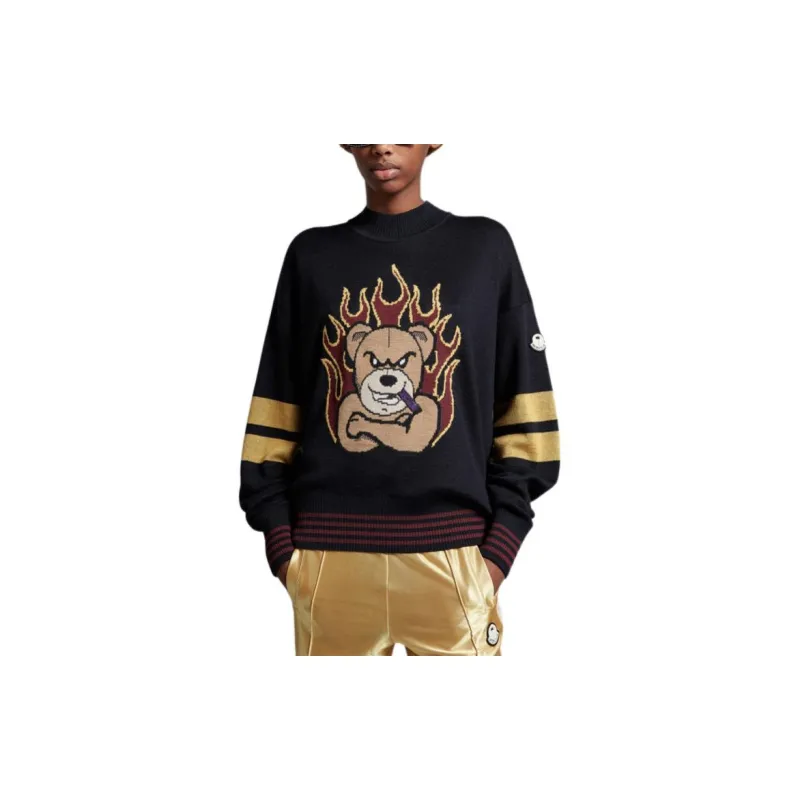 Palm Angels X Moncler 8 Moncler Tricot Crewneck-1