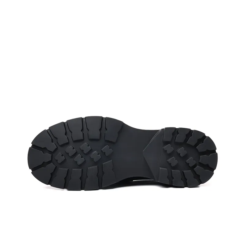Xiwencha Loafers Men Black/Brown-2