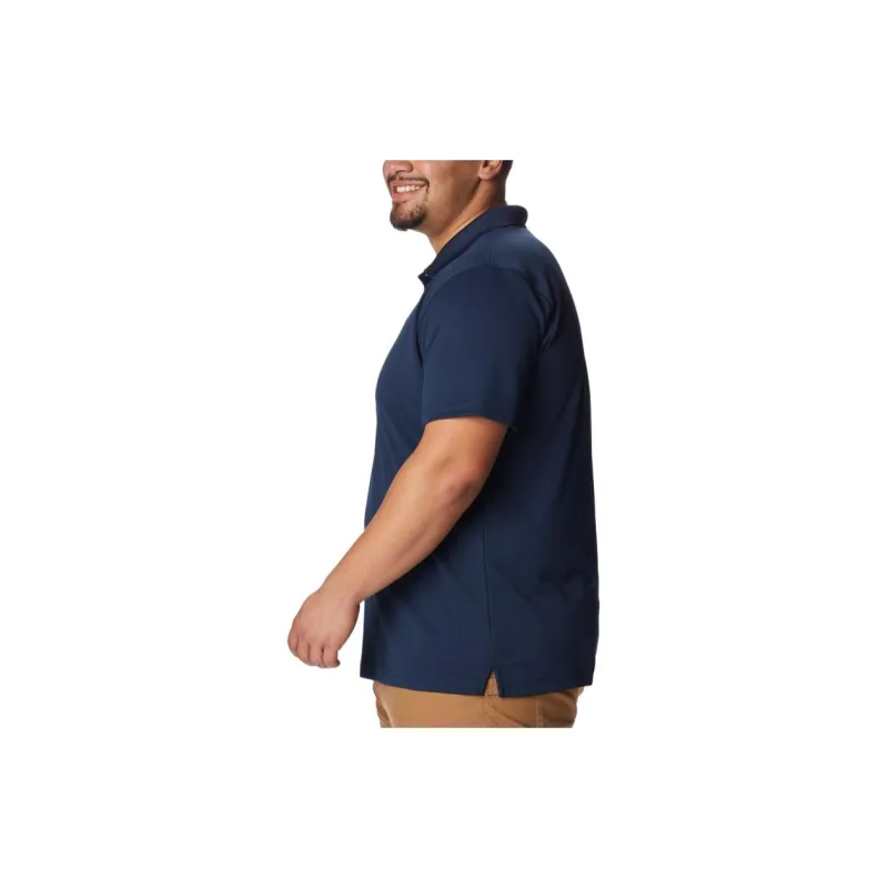 Columbia Polo Shirts Men Navy Blue-3