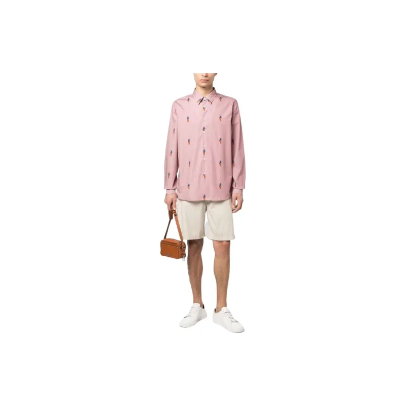 PS By Paul Smith Shirts Men Pink-1