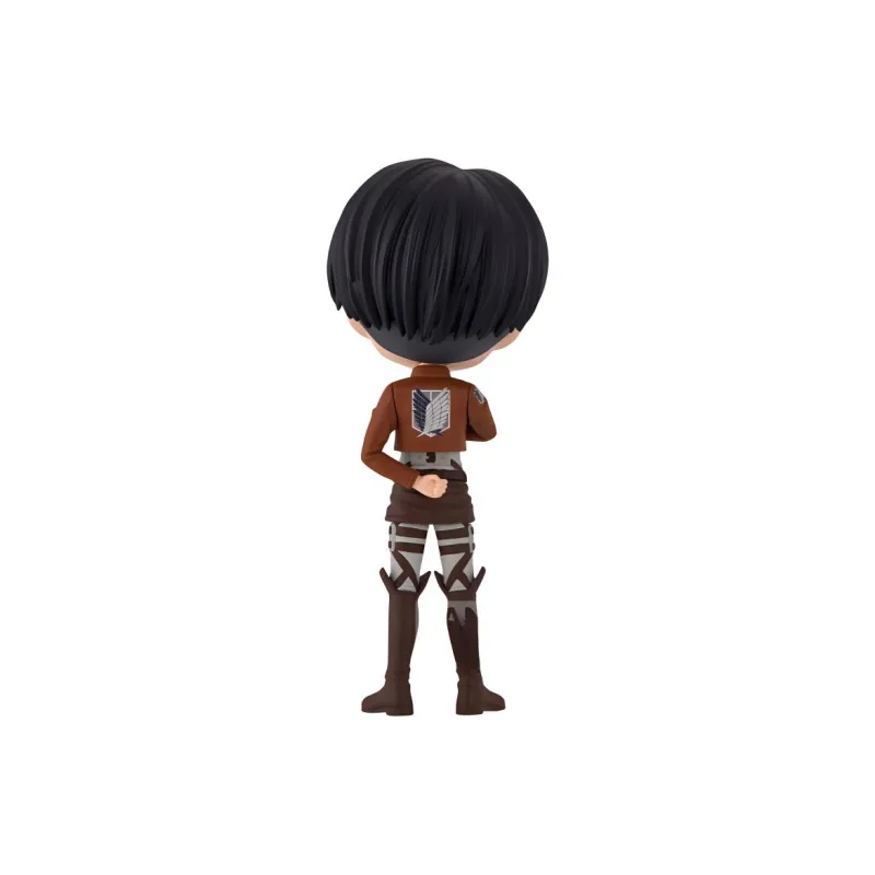 BANPRESTO Glasses Factory Q Posket Attack On Titan Levi 2 Model A Chibi Figures-3