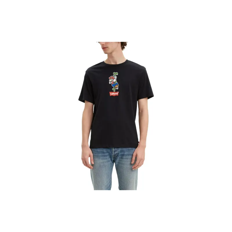 Levi's x Super Mario T Shirt Men's Black-2