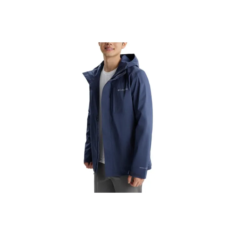 Columbia Waterproof And Windproof Windbreaker Jacket Unisex Marine-4