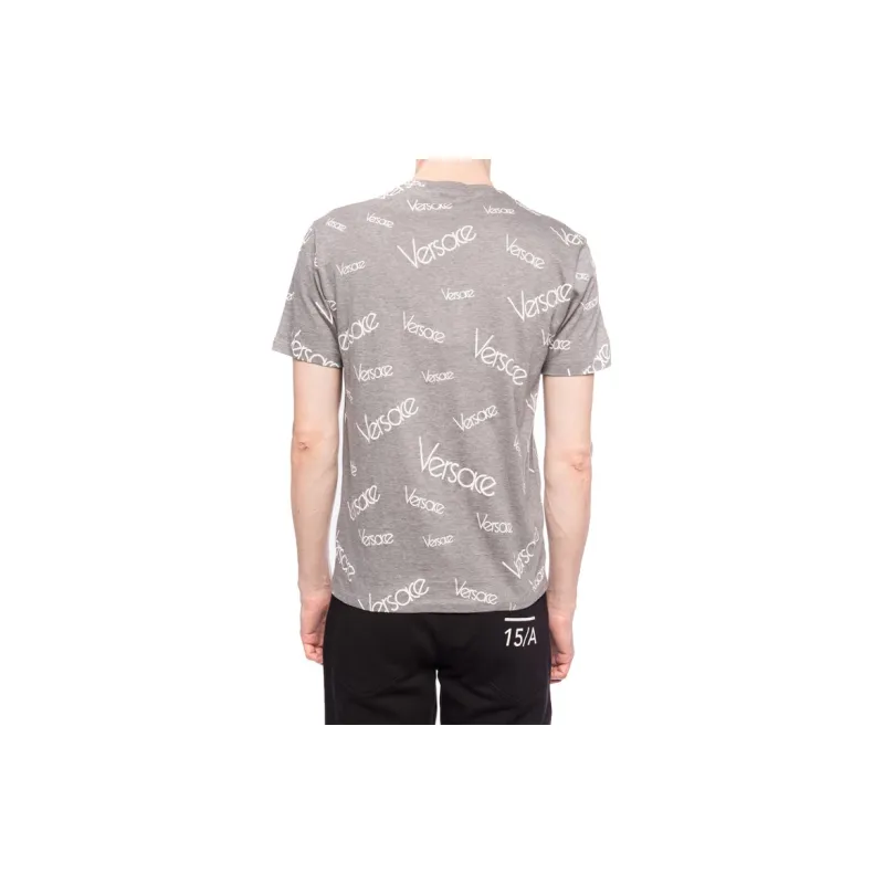 VERSACE T Shirts Men Gray-4