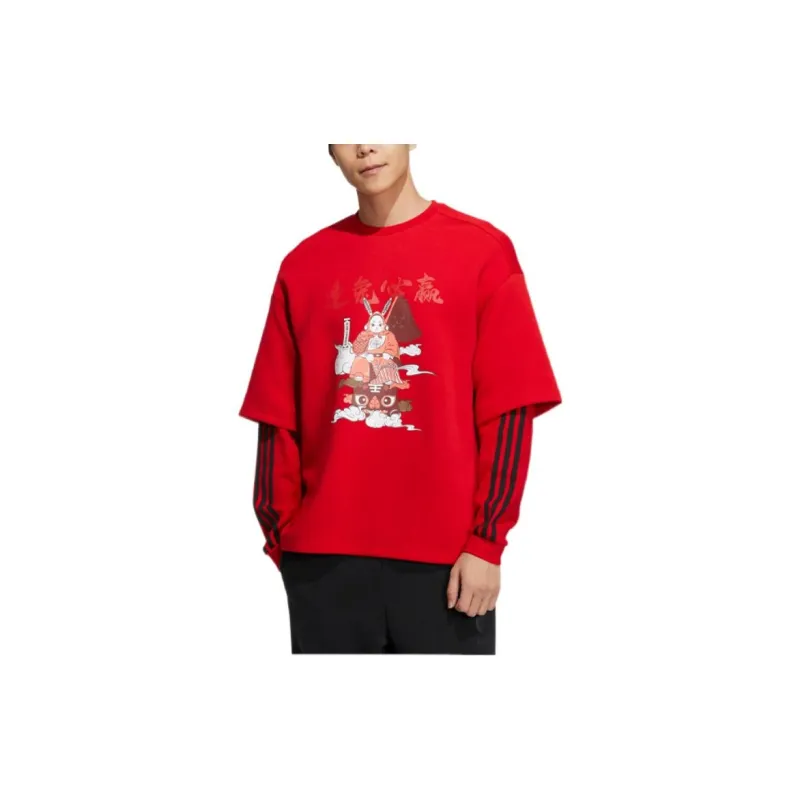 Adidas Neo Sweatshirt Unisex Red-1