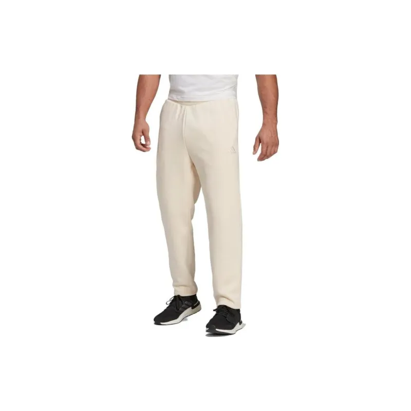 Adidas Knitted Sweatpants Men Yellow White-1