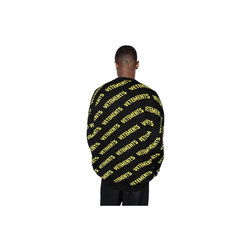 Vetements Sweaters Men Black-2