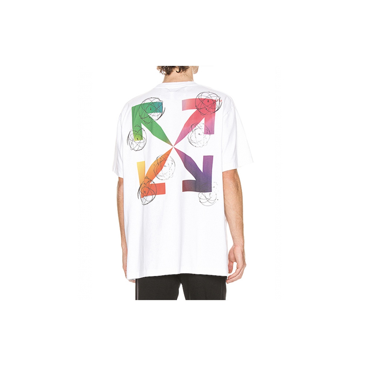 お買い得商店街 OFF-WHITE X POIZON - XL T-Shirt Atoms Fit Oversized Futura トップス