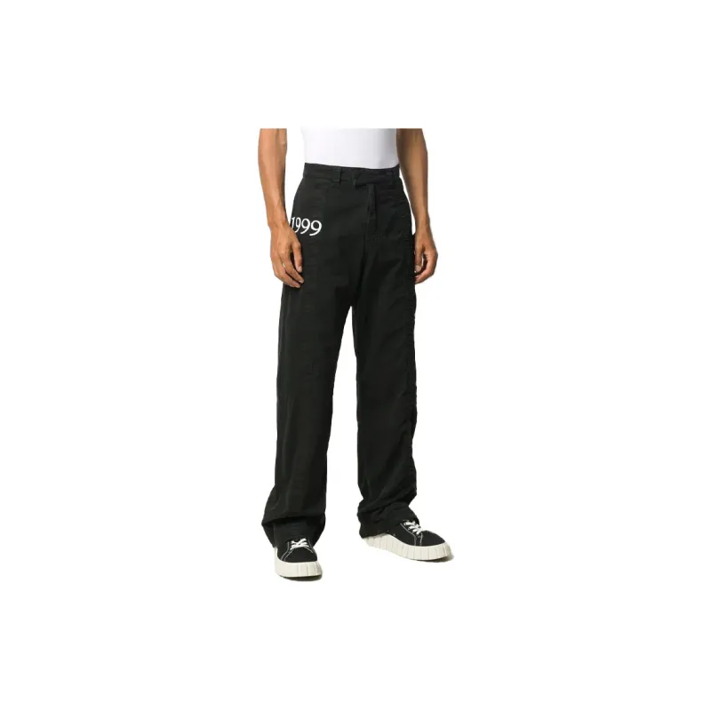 OFF WHITE FW20 Cargo Pants Men Black-3