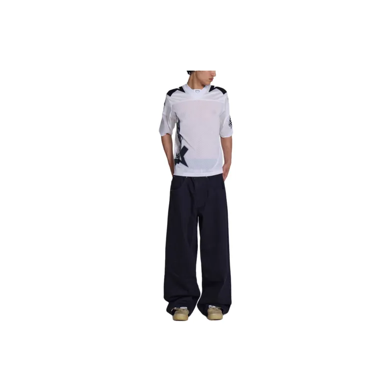 Jaded London SS24 Perfect 10 Football Jersey Fantasy Store Collection Soccer Jerseys Men's White/White-3