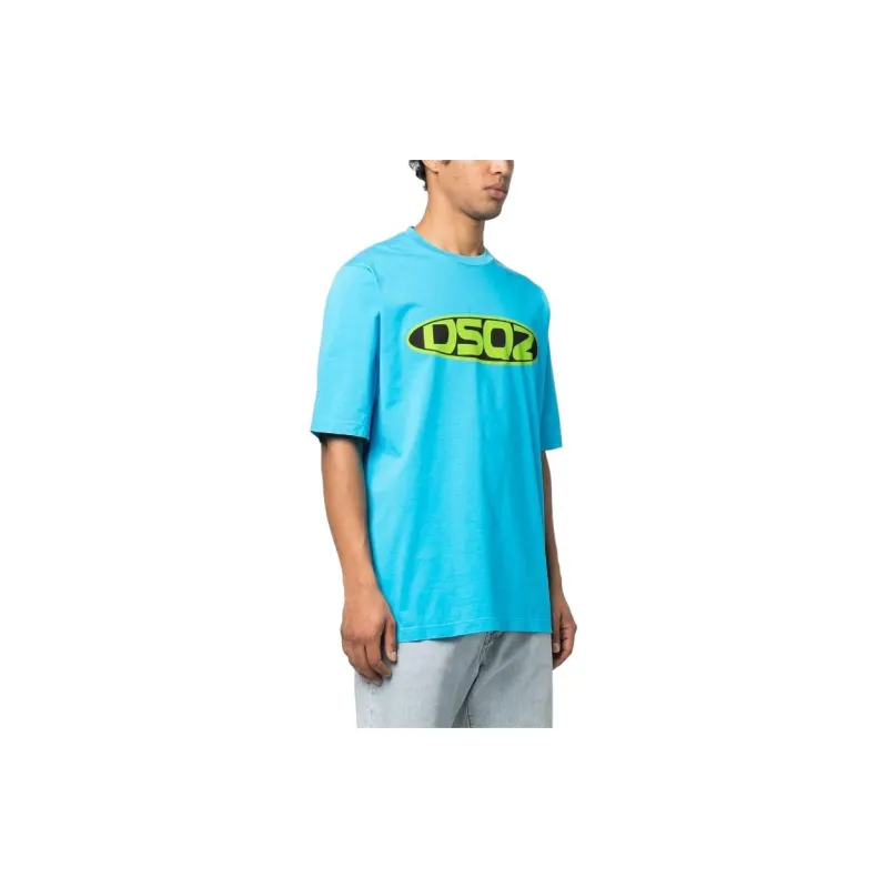 Dsquared2 Logo Printed Crewneck T Shirt-3