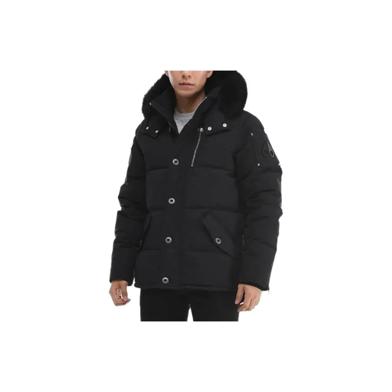Moose Knuckles Down Jackets Men Black-4