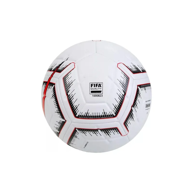 Nike Size 5 Ball Soccer PVC Machine Stitched Soccer Ball Unisex White Red-3
