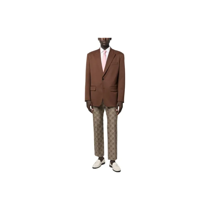 GUCCI Maxi Horsebit motif Tailored Trousers-2