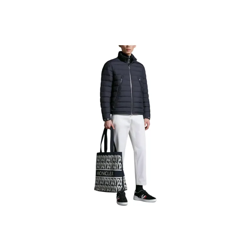 Moncler Coats Men's Marine Blue-1