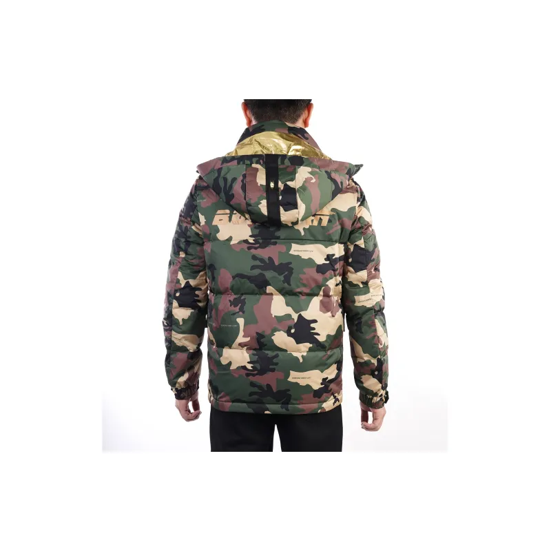 BOINIGAN VANITA Multicolor Hooded Down Jacket Men's Camouflage-3