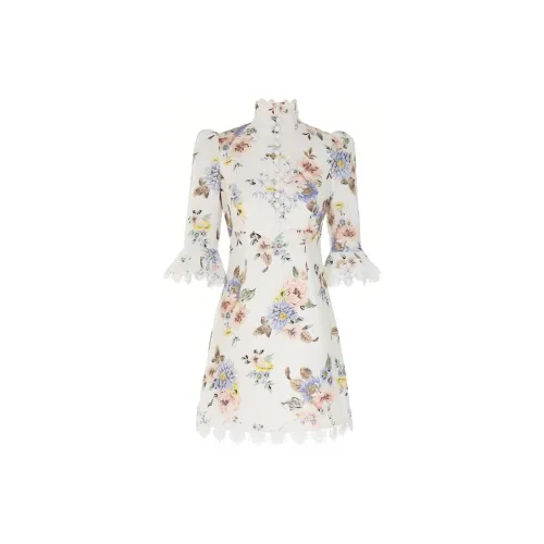 Zimmermann Short-Sleeved Dresses Women's White