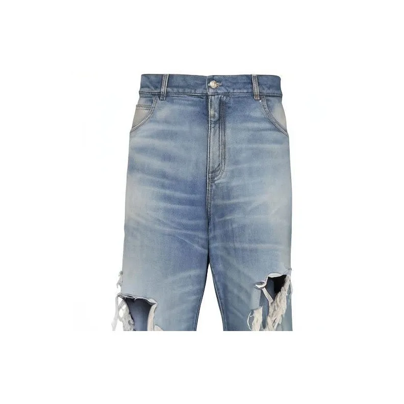 BALMAIN Jeans Men Blue-4