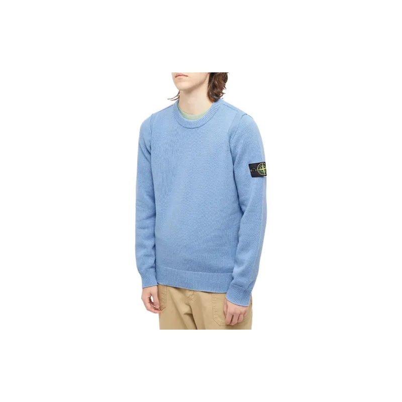 STONE ISLAND Sweaters Men Blue-1